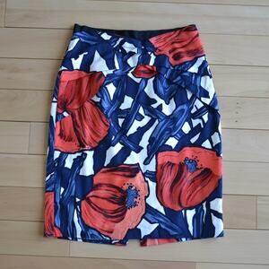 Anthro Moulinette Soeurs Poppy Pencil Skirt w/Fold Over Waist Size XS